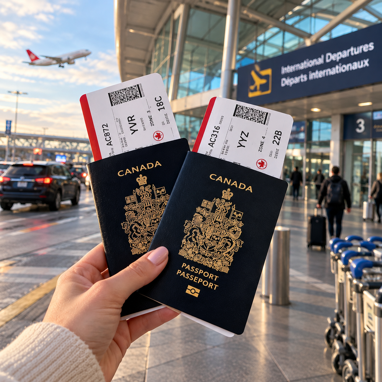 Departure planning for a short Canadian escape